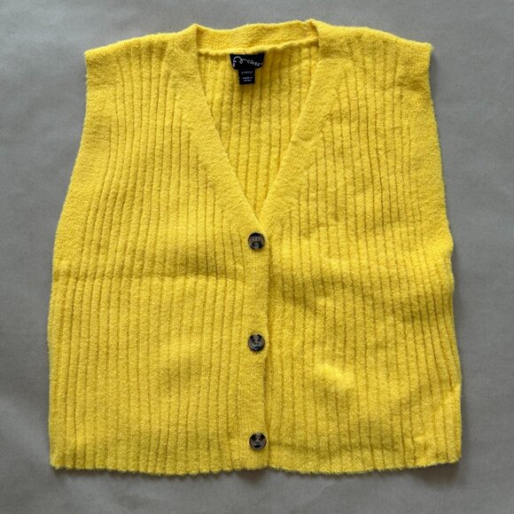 Art Class Sunny Yellow Sweater Vest | L - Picture 1 of 4